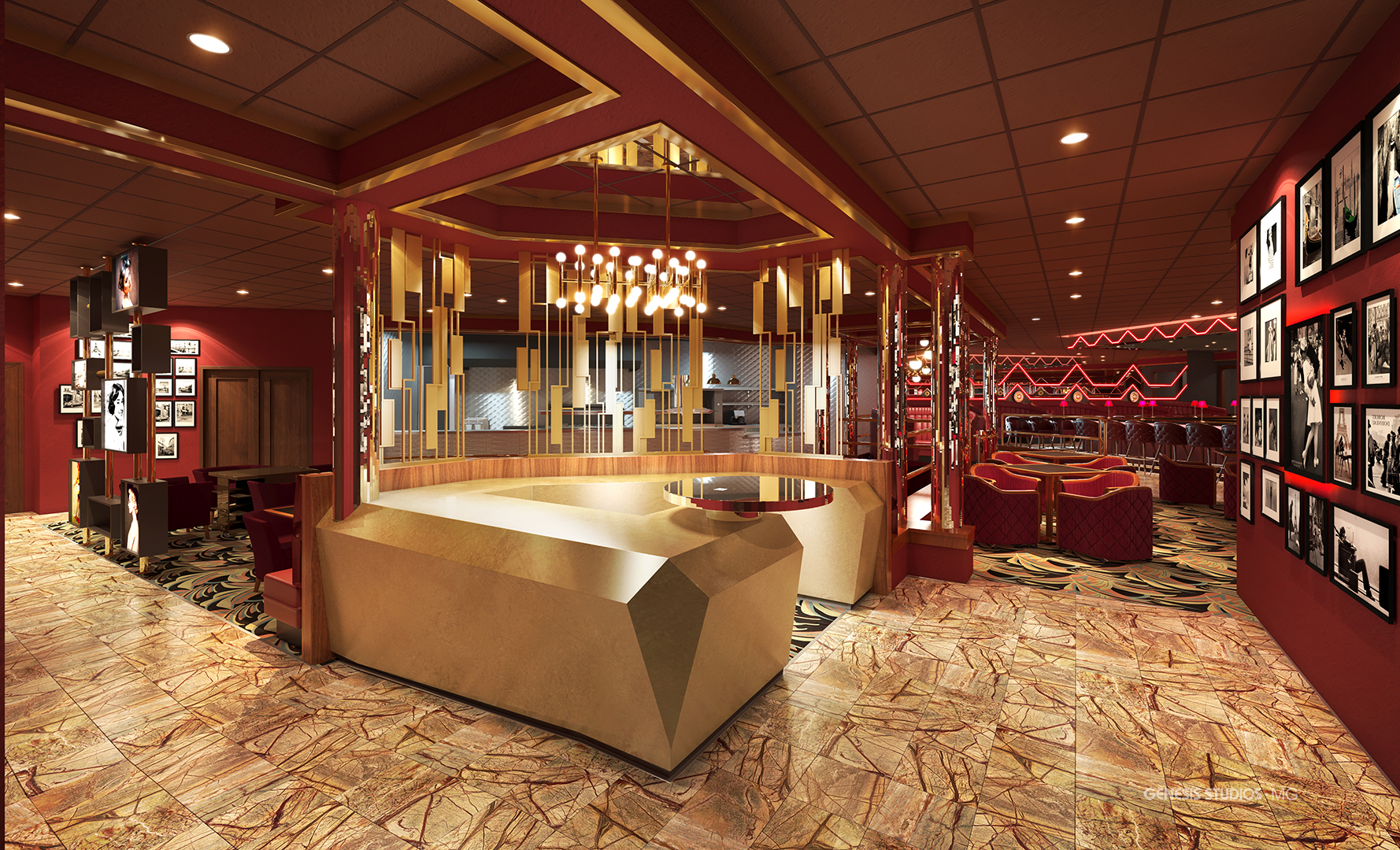 Luxury interior 3D rendering and virtual staging #3